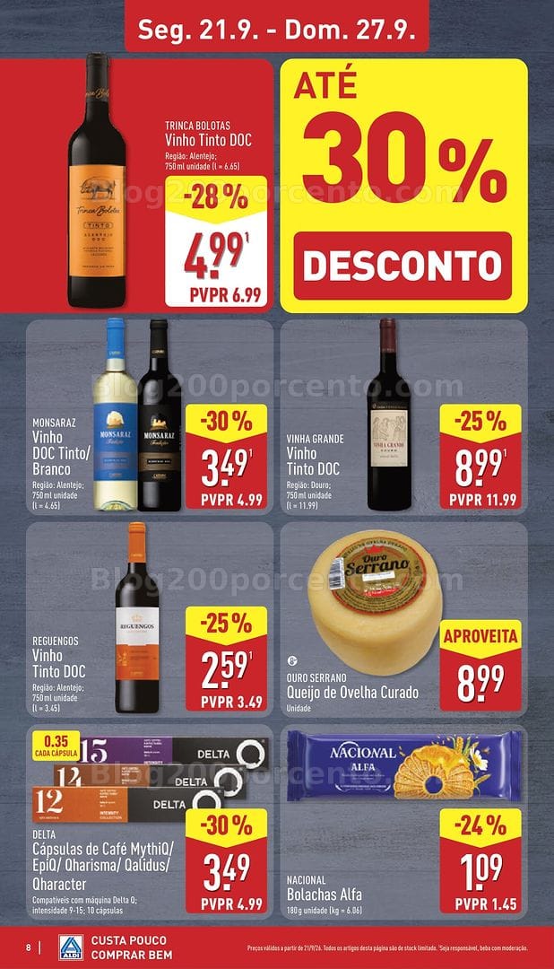 Antevisão Folheto ALDI Promoções de 21 a 27 setembro